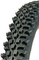 BICYCLE PARTS - TYRE 26 X 2.10 BLACK MTB, QUALITY DURO TYRE (54 - 559)