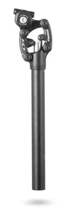 BICYCLE PARTS - SEATPOST, SUSPENSION, 30.9X 350 BLACK, SR SUNTOUR NCX MEDIUM SPRING FITTED