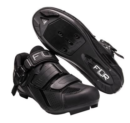 FOR Men's Pro Road Cycling Shoes Size 36 Black R250 Outsole Clip & Velcro Laces Performance Footwear