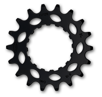 KMC Front Direct Mount Drive Sprocket For Bosch Gen2 E-bikes 18T 1/2 X 11/128 Cr-moly Black Cycling Components E-bike Drivetrain Gear