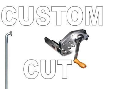 BICYCLE PARTS - CUSTOM CUT SPOKE - J HOOK, 13G/14G SILVER - CUT TO SPECIFIC SIZE - FROM 296MM DOWN - (PLEASE ADVISE YOUR LENGTH) (SUIT ELECTRIC HUB)