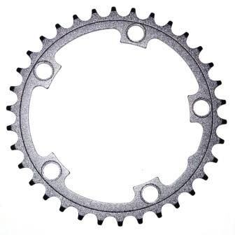 BICYCLE PARTS - CHAIN RING 34T X 110 BCD, FOR 8/9/10 SPEED, ALLOY, BLACK