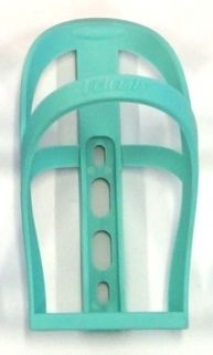 BICYCLE PARTS - BIDON CAGE - VELOCITY, VELOCAGE II, SUPER LITE, PLASTIC, CELESTE