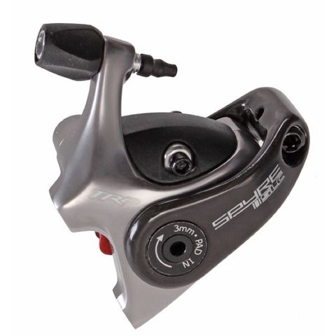 BICYCLE PARTS - TRP SPYRE SLC CABLE ACTUATED DISC BRAKE CALIPER.FLAT MOUNT. FOR ROAD & CX