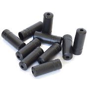 BICYCLE PARTS - GEAR FERRULES. NYLON 4MM WITH LITTLE BRASS INSERT, , SEALED, DISPENSER POT OF 50, BLACK