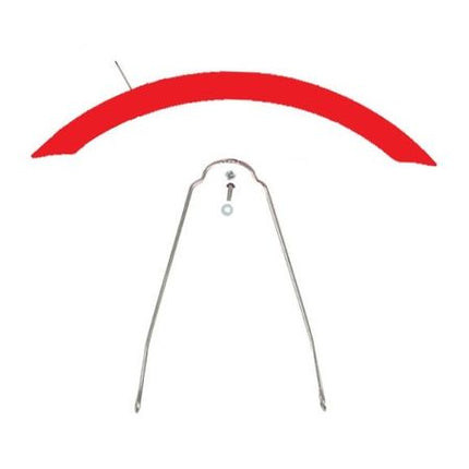 BICYCLE PARTS - M/GUARD FRONT RED FR24TRIKE