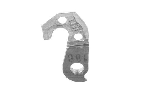 BICYCLE PARTS - META CNC DERAILLEUR HANGER - MODEL 108, MATERIAL 6061 T651 AVIATION ALUMINIUM, CNC MACHINED, SILVER, KHS, DECATHLON
