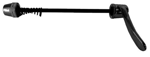 BICYCLE PARTS - SKEWER REAR, 165MM, Q/R, STEEL, BLACK