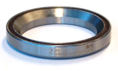 BICYCLE PARTS - SEALED BEARING - 1 1/4 I.D. 34.1 X 46.8 X 7MM, 45DEG X 45DEG, BROWN COLOURED DUST SEAL