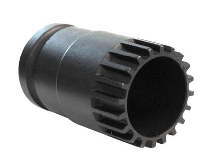 BICYCLE PARTS - TOOL FOR BB CARTRIDGE, FOR SHIMANO & ISIS DRIVE, CR - MO, FOR USE WITH 1/2 DRIVE, MADE IN TAIWAN