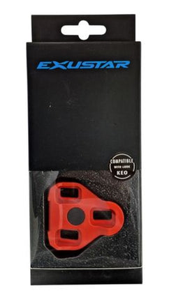 BICYCLE PARTS - CLEATS LOOK KEO COMPATIBLE, RED, 6 DEGREE FLOAT