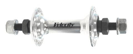 BICYCLE PARTS - HUB, ROAD FRONT NUTTED SILVER - 32H