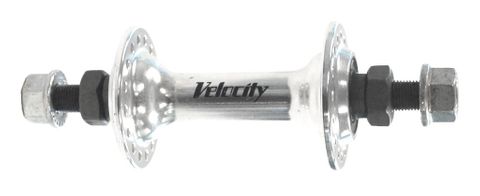 BICYCLE PARTS - HUB, ROAD FRONT NUTTED SILVER - 32H