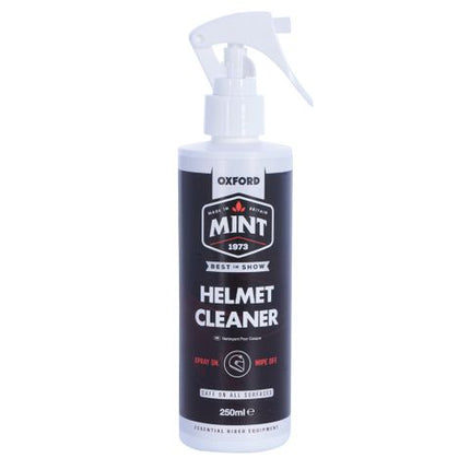 BICYCLE PARTS - OXFORD MINT, SUNGLASS & HELMET VISOR CLEANER 250ML, EASILY REMOVES DIRT, DEAD INSECTS AND GREASY RESIDUE, FAST DRYING