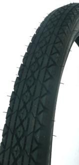 Gomier 24x54-507 Industrial Trike Tyre And Tube For Cycling - Yellow, Durable Rubber Tread For Enhanced Grip And Longevity