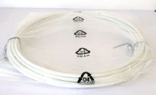 BICYCLE PARTS - GEAR CASING - LEX OUTER CASING, 4MM X 7.6 METRES, WHITE