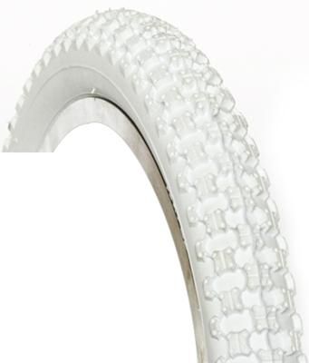 BICYCLE PARTS - TYRE 20 X 1.75 WHITE C - 3 (47 - 406)