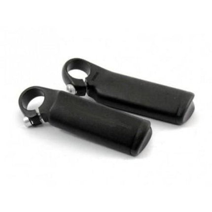 BICYCLE PARTS - BAR ENDS, ALLOY, W/O LOGO, 104MM SHORT