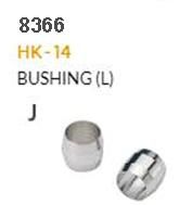BICYCLE PARTS - HYDRAULIC HOSE FITTING - J - HK - 14, BRASS OLIVE/BUSHING, SILVER, DIA 5.8 X 7.2 X 7L , SOLD INDIVIDUALLY