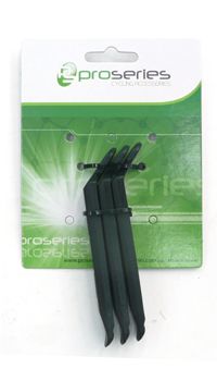 BICYCLE PARTS - TYRE LEVER SET, STRONG TOUGH NYLON, BLACK 3/SET