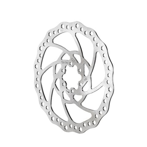 BICYCLE PARTS - DISC ROTOR - TEKTRO, 160MM, T:2.3MM, STAINLESS, W/T25 TORQUE 6 BOLTS - USE ONLY WITH 2.3MM CALIPERS