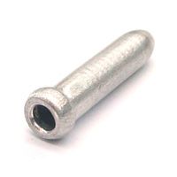 BICYCLE PARTS - CABLE END - INNER WIRE END CAP, 2.2MM DIA, SILVER (BAG OF 100)