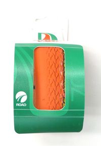 BICYCLE PARTS - TYRE - FOLDING 700 X 24C FIXIE POPS ORANGE TAIWAN PREMIUM TYRE (24 - 622)