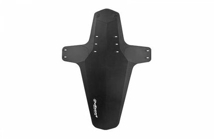 BICYCLE PARTS - MUDGUARD, DUAL PURPOSE, FRONT MTB OR REAR FOR SADDLE RAIL, (USE AS IS FOR FRONT OR CUT TO SIZE FOR REAR) BLACK, QUALITY POLISPORT PRODUCT