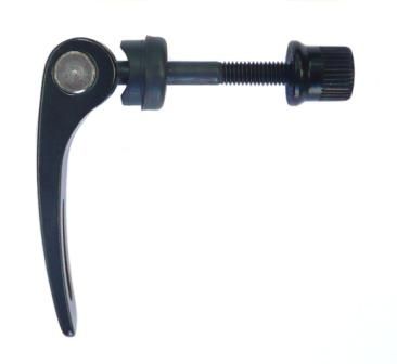 BICYCLE PARTS - QUICK RELEASE S/P ALLOY, M6 X 45MM, BLACK