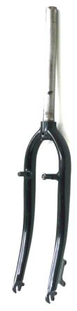 BICYCLE PARTS - FORK 700 X 35C, THREADLESS, WITH PIVOTS AND DISC MOUNT (1.1/8, STEM 280MM) ( C - 80MM) ALLOY, BLACK