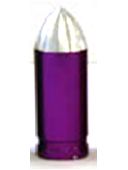 BICYCLE PARTS - BULLET CAP PURPLE
