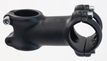 BICYCLE PARTS - AHEAD STEM - 70MM EXT, 7 DEGREE, 28.6MM DIA., 25.4MM BB, MATT BLACK