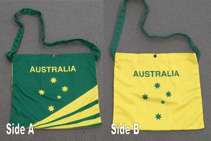 BICYCLE PARTS - MUSETTE - AUSTRALIAN TOURIST MUSETTE, SIZE 330MM WIDE X 300MM HIGH, BUTTON CLOSURE IN THE MIDDLE TOP