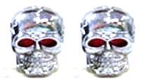 BICYCLE PARTS - V/CAP SILVER SKELETON 2 PCE