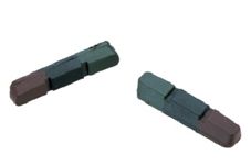 BICYCLE PARTS - BRAKE PAD INSERTS ONLY - SHIMANO COMPATIBLE, SUITS ITEM 1562, TRIPLE COMPOUND PAD, 54MM (SOLD IN PAIRS)