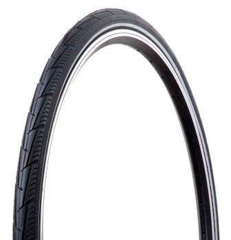 BICYCLE PARTS - TYRE 700 X 35C SEVILLA TREAD, REFLECTIVE SIDEWALL STRIP, PUNCTURE PROTECTION (35 - 622)