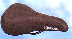 BICYCLE PARTS - SADDLE FOR 20 BIKES, BLACK W/CLAMP, 150 X 240MM, QUALITY VELO MANUFACTURED PRODUCT
