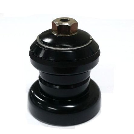 BICYCLE PARTS - HEADSET 1 1/8 BLACK, THREADLESS, FOR BMX, HOLLOW CAP, NECO, PIG STYLE HEAVY DUTY, OVERSIZED, CR - MO LOWER CUP, 1 - 1/8 X 34MM X 30MM