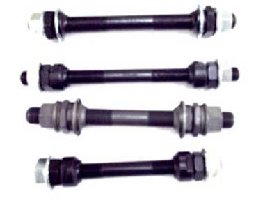 BICYCLE PARTS - AXLE - FRONT BMX, 1/2 X 145MM, WITH CONE & NUT