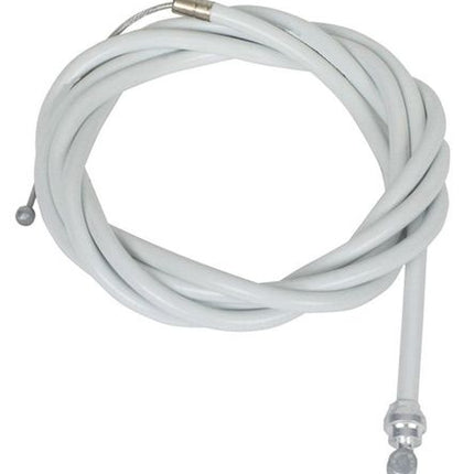 BICYCLE PARTS - BRAKE CABLE - INNER & OUTER, REAR, UNIVERSAL, 70 X 75 , EXTRA LONG, W/2P LINER WHITE COLOUR 1.6MM GALV. 7X6+6X10NIPPLES