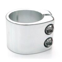 BICYCLE PARTS - S/CLAMP 31.8MM SILVER