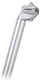 BICYCLE PARTS - SEATPOST 27.2 X 400MM, MICRO - ADJUST, ALLOY SILVER