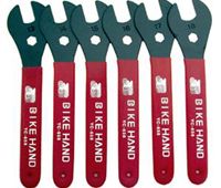 BIKE HAND Pro Series Cone Spanner Set 6 Pc 13-18mm Bicycle Mechanics Tool Kit For Bike Maintenance And Repair