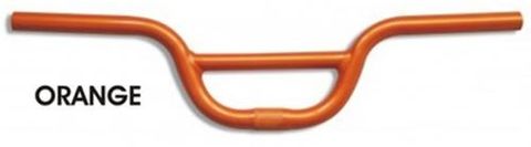 BICYCLE PARTS - HANDLE BAR, RETROSPECT , URBAN/FIXIE, 560MM, ORANGE (BAR BORE 25.4) (RISE 100MM)