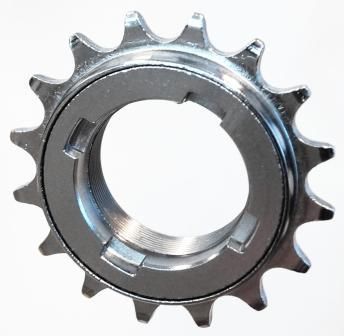 BICYCLE PARTS - FREEWHEEL 1/8 X 16T, DICTA EZ - OFF CNC MACHINED, SILVER