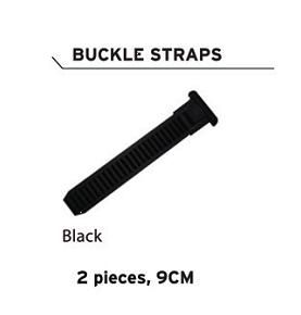 Buckle Straps For Shoes 9cm Black 2 Pieces Replacement Straps Cycling Accessories Footwear Fasteners