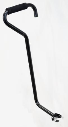 BICYCLE PARTS - GUIDANCE BAR, WITH LARGE 'COMFORT' HANDLE, BLACK, 'TOUR SERIES' (EFFECTIVE LENGTH - 67CM)