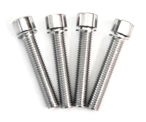 BICYCLE PARTS - SEAT POST BOLT M8, 45MM, ALLEN KEY TYPE, FOR MICRO ADJUST, FULL THREADED, C.P. (BAG 4)