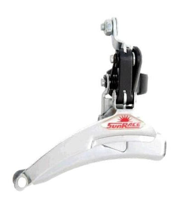 BICYCLE PARTS - FRONT DERAILLEUR 5/6SPD 48T, 28.6 CLAMP FOR RETRO ROAD BIKES, BOTTOM PULL