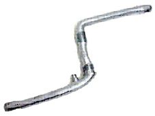 BICYCLE PARTS - ONE PIECE CRANK, 165MM, WITH PIVOT, CR - MO SILVER